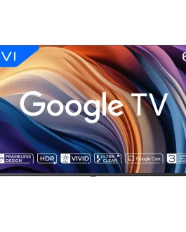 65″ LED SMART TV KIVI 65U710QB, 3840×2160 4K UHD, Google TV, Negru