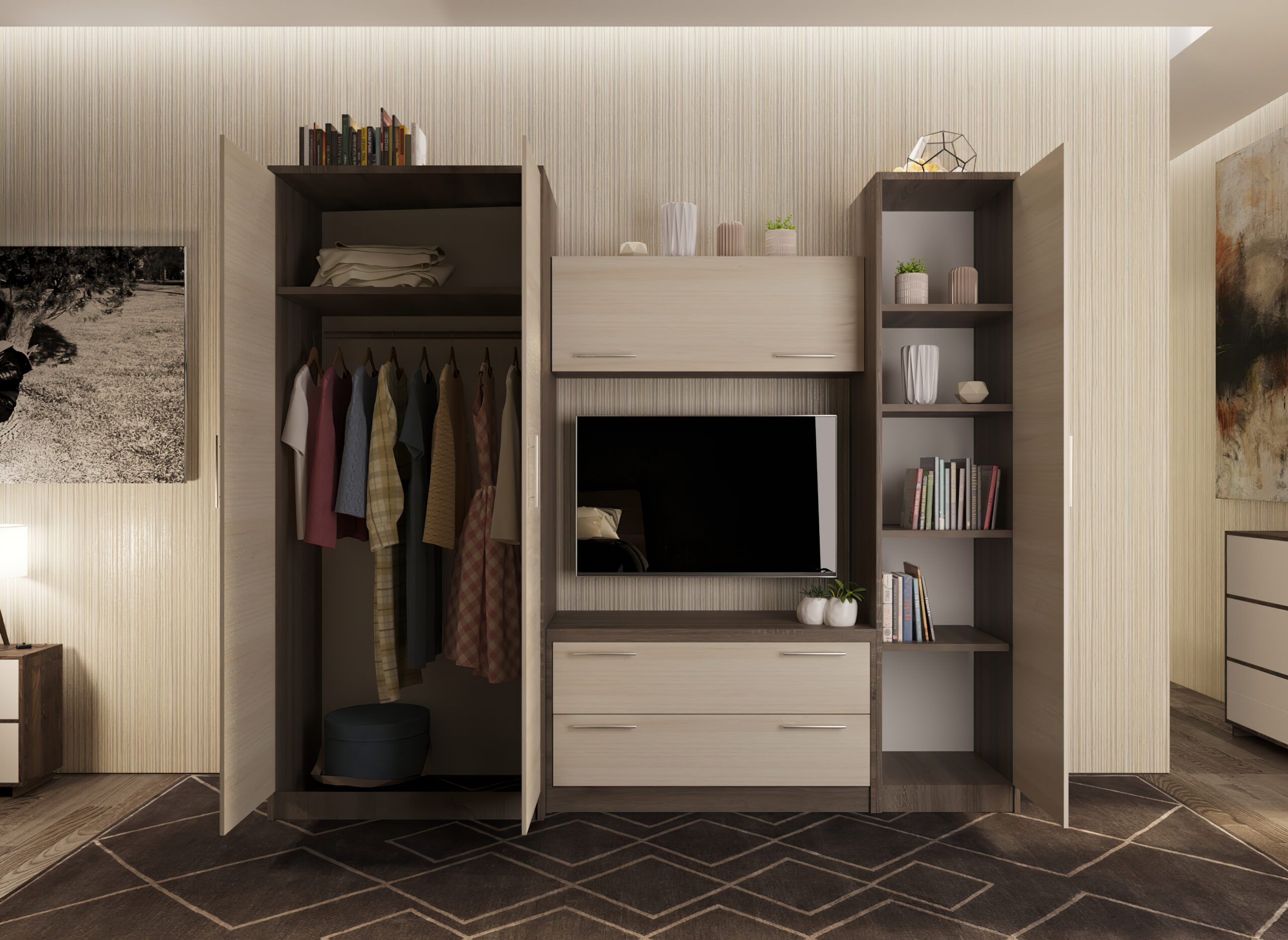 Mobilier perete „Iunosti”( 2.25m) - imagine 2