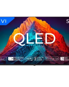 50″ QLED SMART TV KIVI 50U770QB, 3840×2160 4K UHD, Android TV, Negru