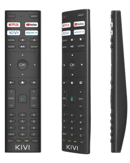50″ QLED SMART TV KIVI 50U770QB, 3840×2160 4K UHD, Android TV, Negru