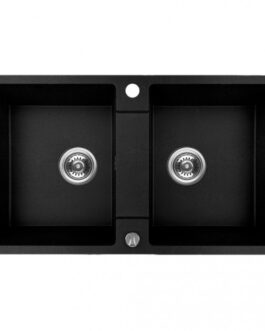 Chiuveta NONA DUO BLACK 800×440 Backer