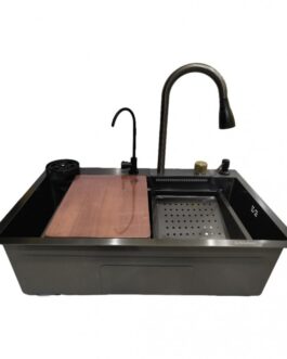 Chiuveta Optima2 750-460FYJ NBL Backer PVD