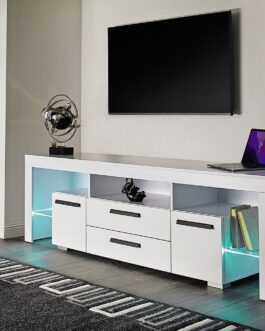 Comoda TV CITY Alb
